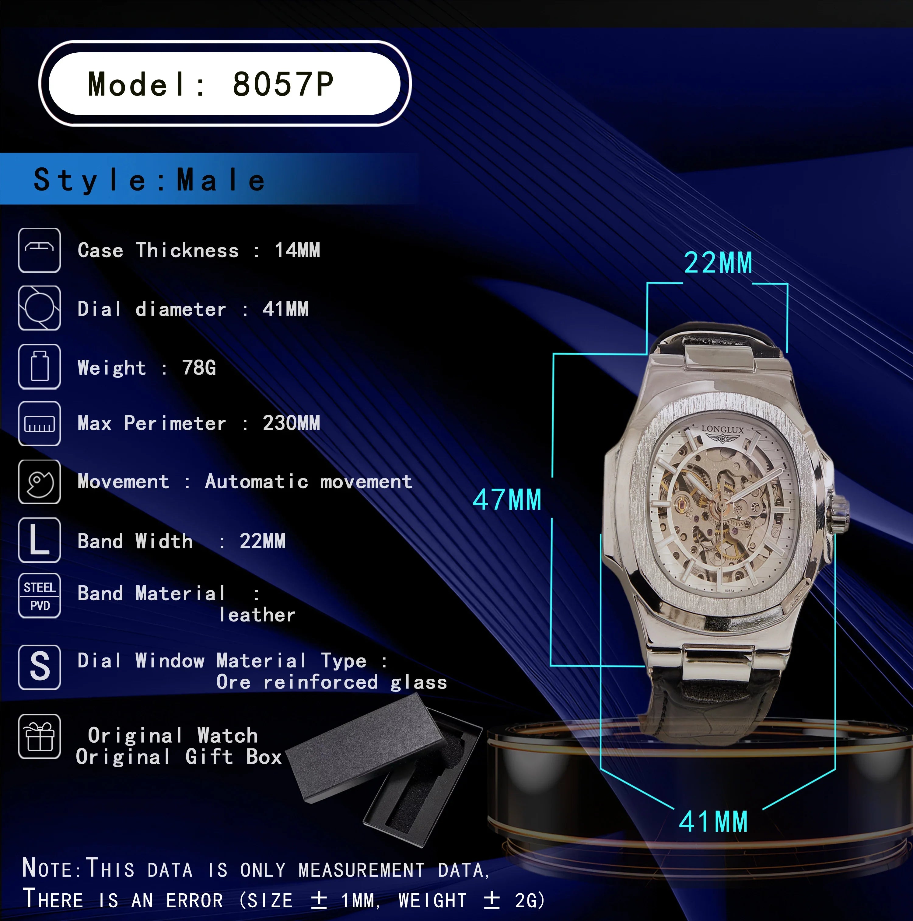 Parsenn Skeleton Automatic 8057