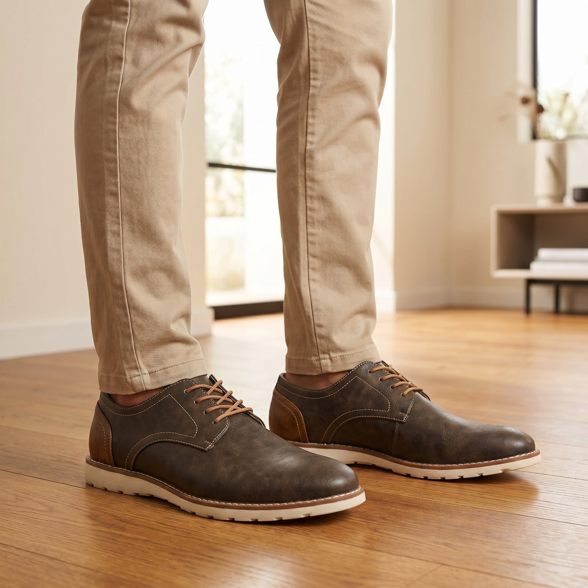Sapato Casual Couro Vintage 5163